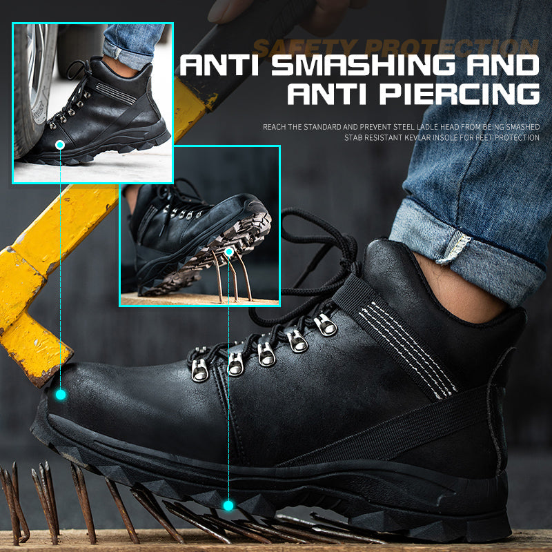 Safety shoes and anti static steel
