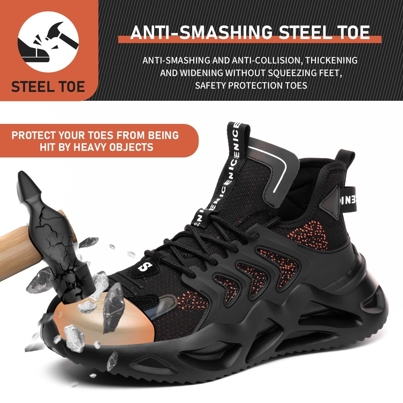 High quality safety work shoes indestructible serie S