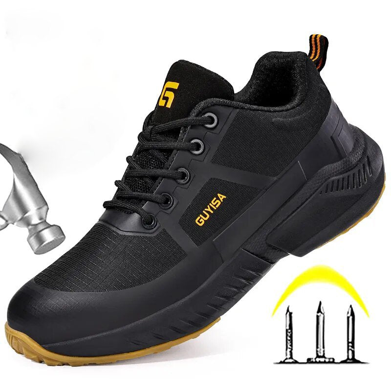 Men's electrician shoes, steel toe, kevlar midsole, anti-puncture with 10KV insulation