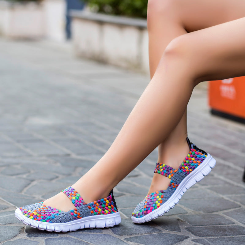 Summer women sandals casual handmade flat shoes lightweight