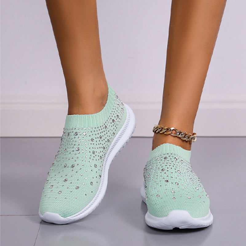 Women's breathable mesh sneakers casual non-slip running shoes